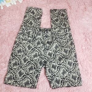 Irish paisley print skinny jeans size 01 junior